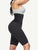 Get Waisted Ultrathin Black Solid Color Neoprene Shorts High Waist Firm Foundations