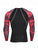 Stretched Wolf Head Print Sports Top Plus Size Stretchy Fabric