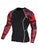 Stretched Wolf Head Print Sports Top Plus Size Stretchy Fabric